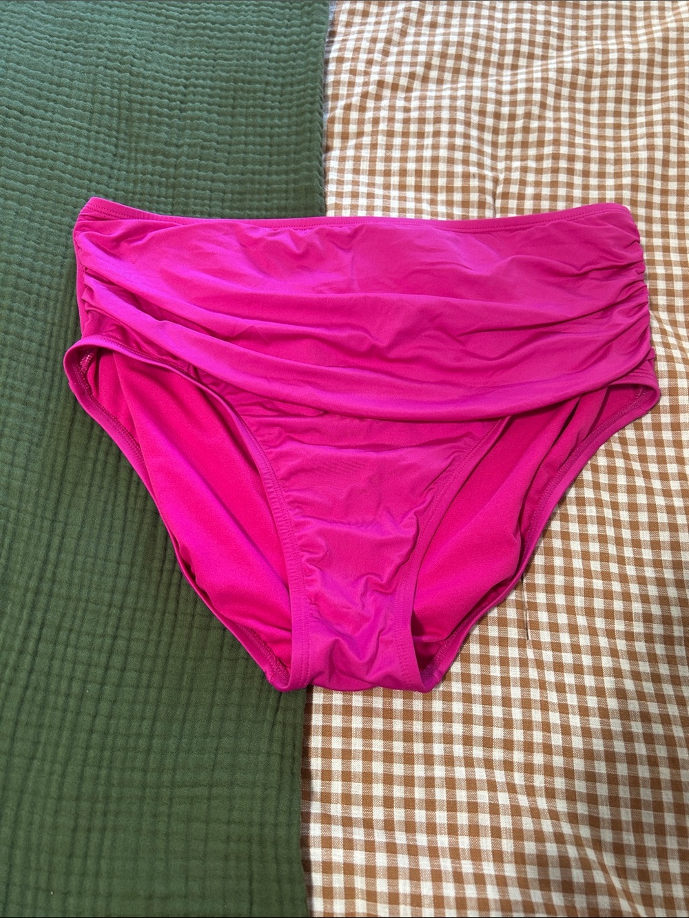 Kona Sol High-Waist Pink Bikini Bottoms